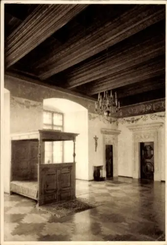Ak Bielany Kraków Krakau Polen, Schlafzimmer von Sigismund August, Wawel Schloss, 16. Jahrhundert