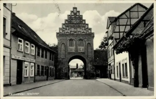 Ak Salzwedel in der Altmark, Steintor, Tanz Lehr Institut Eduard Hennings