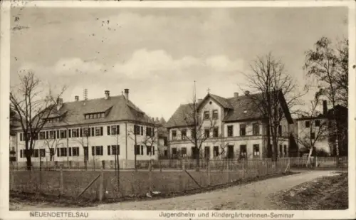 Ak Neuen Dettelsau Neuendettelsau in Mittelfranken, Jugendheim und Kindergärtnerinnen-Seminar