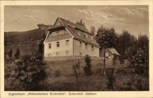 Ak Scharzfeld Herzberg am Harz, Jugendheim Mittelelbehaus Scharzfeld