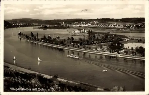 Ak Hofen Mühlhausen Stuttgart in Württemberg, Gaststätte am Max Eyth See