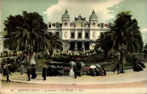 Ak Monte Carlo Monaco, Le Casino, La Facade