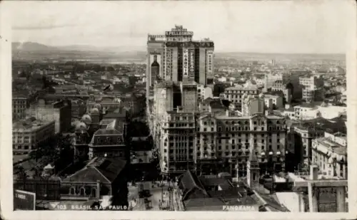 Ak São Paulo Brasilien, Panorama