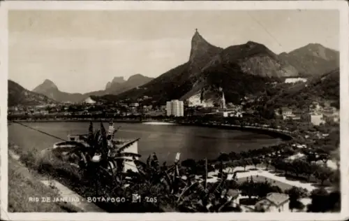 Ak Botafogo Rio de Janeiro Brasilien, Blick auf Botafogo,  Berge, Wasser, nmotiv