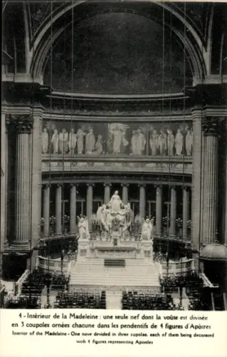 CPA Paris, Intérieur de la Madeleine