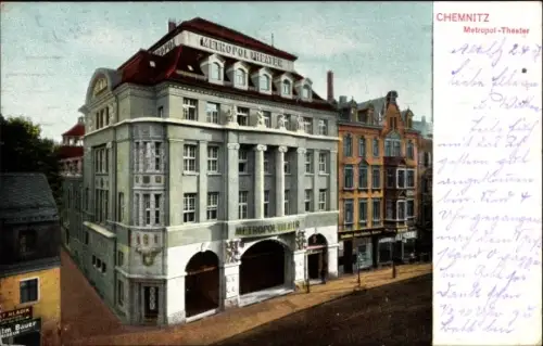 Ak Chemnitz Sachsen, Metropol Theater