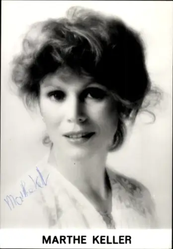 Ak Schauspielerin Marthe Keller, Portrait, Autogramm