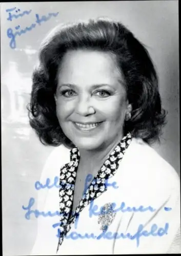 Ak Schauspielerin Marthe Kellner, Portrait, Autogramm