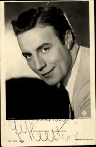 Ak Schauspieler Johannes Heesters, Portrait