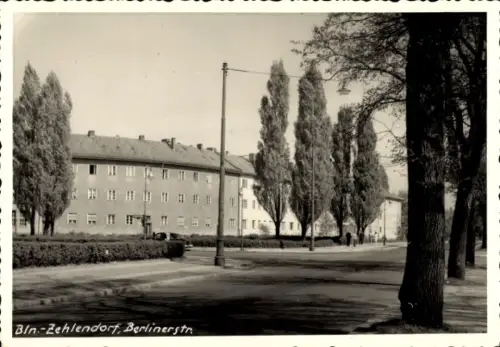Foto Ak Berlin Zehlendorf, Berliner Straße