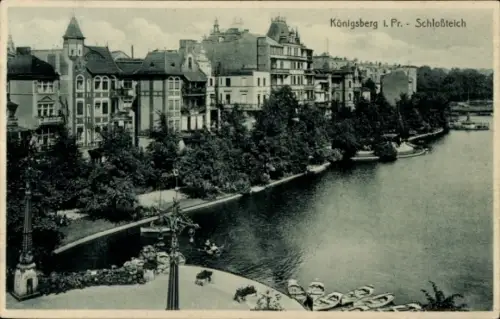 Ak Kaliningrad Königsberg Ostpreußen, Schlossteich