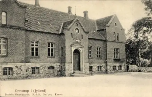 Ak Ormstrup Dänemark, Backsteinhaus