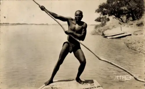 Ak Afrika in Farben, Passeur