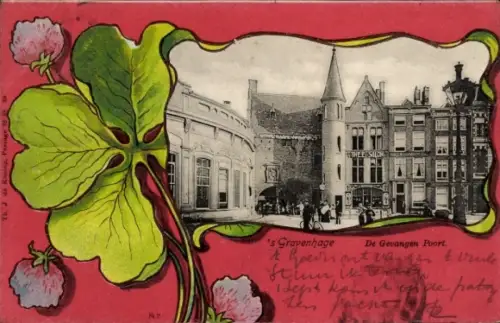 Passepartout Ak Gravenhage Den Haag Zuid-Holland, Gevangen Poort