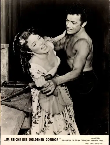 Foto Filmszene Im Reiche des Goldenen Condor, Schauspieler, Cornel Wilde, Constance Smith