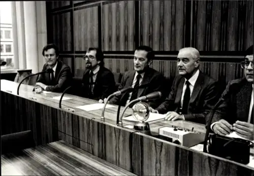 Foto Lambsdorff-Prozess, Staatsanwälte in der Pressekonferenz
