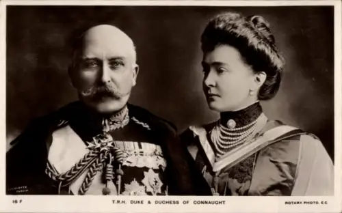 Ak Herzog und Herzogin von Connaught, Prinzessin Patricia