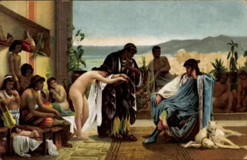 Künstler Ak Victor Giraud, Sklavenhändler