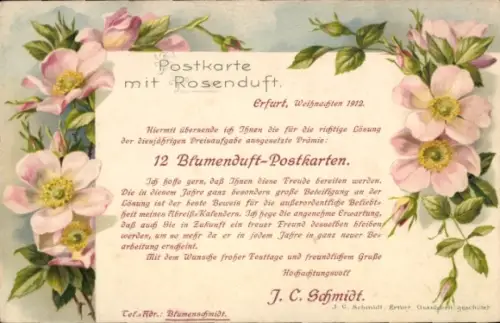 Ak Erfurt in Thüringen, Rosenduft