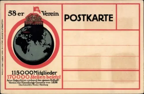 Ak 58er Verein, Verein für Handlungs-Commis von 1858, Kaufmännischer Verein