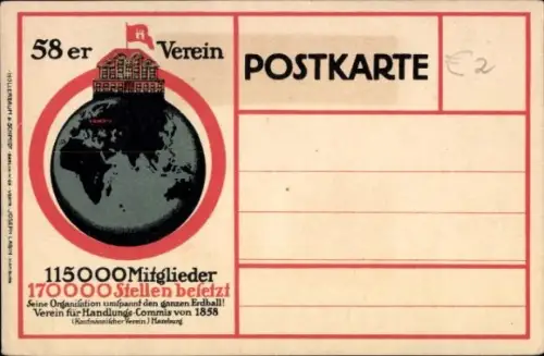 Ak 58er Verein, Verein für Handlungs-Commis von 1858, Kaufmännischer Verein