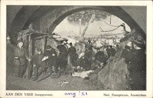 Ak Aan den Yser, Loopgraven