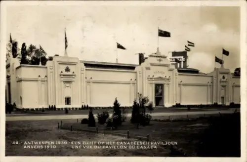 Ak Antwerpen Flandern, Weltausstellung 1930, Pavillon du Canada