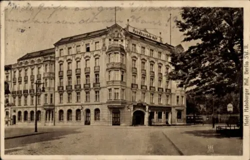 Ak Berlin Kreuzberg, Askanischer Platz, Hotel Habsburger Hof