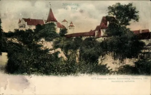 Ak Nürnberg in Mittelfranken, Königliche Burg