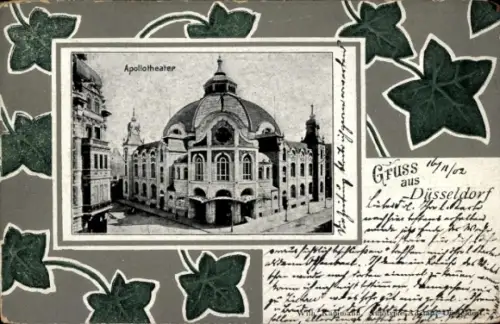 Passepartout Ak Düsseldorf am Rhein, Apollotheater