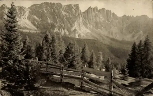 Ak Bozen Bolzano Südtirol, Latemargruppe, Karersee Hotel
