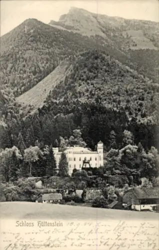 Ak Reit im Winkl Oberbayern, Schloss Hüttenstein