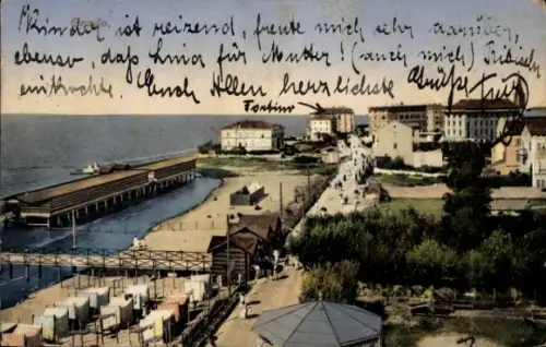 Ak Grado Friuli Venezia Giulia, Promenade, Strand, Meer