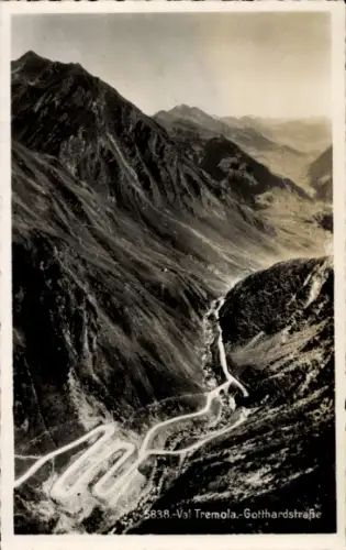 Ak Andermatt Kanton Uri, Val Tremola, Gotthardstraße