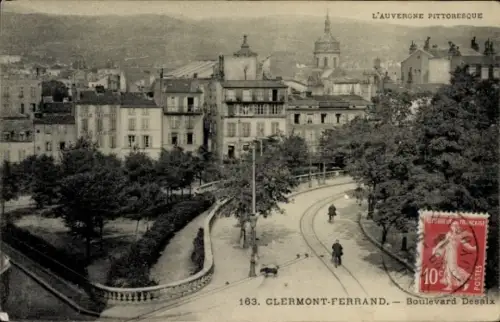 Ak Clermont Ferrand Puy de Dôme, Boulevard Desaix