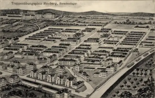 Ak Stetten am kalten Markt, Truppenübungsplatz Heuberg, Barackenlager