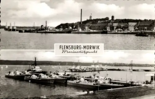 Ak Mürwik Flensburg in Schleswig Holstein, Marinestützpunkt