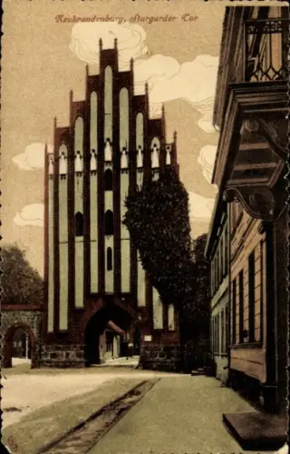 Ak Neubrandenburg in Mecklenburg, Stargarder Tor