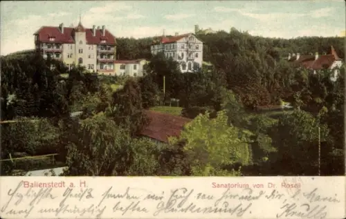 Ak Ballenstedt im Harz,  Sanatorium von Dr. Rosell, 