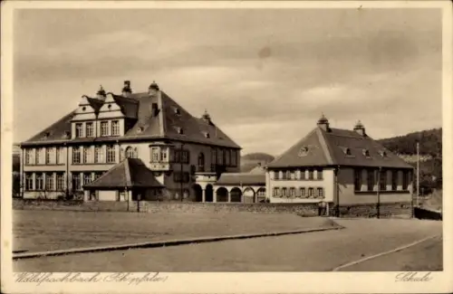 Ak Waldfischbach Burgalben im Pfälzerwald, Maria Rosenberg,  Schule, Gebäude, Landschaft