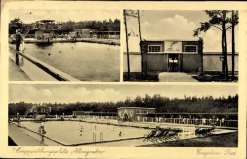 Ak Altengrabow Möckern in Sachsen Anhalt, Truppenübungsplatz, Schwimmbad
