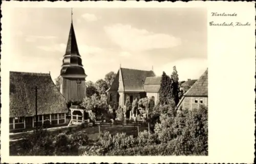 Ak Hamburg Bergedorf Curslack, Kirche