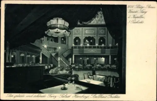 Ak Hamburg St. Pauli, Ballhaus Trichter, Tanzpalast, Revue, Varieté, Tanz