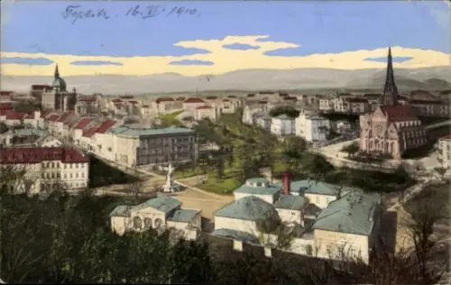 Ak Teplice Šanov Teplitz Schönau Region Aussig, Gesamtansicht