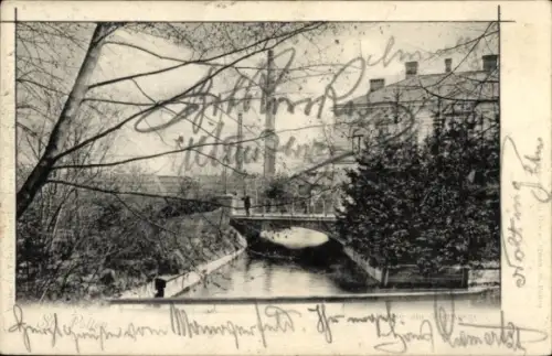 Ak Sankt Pölten in Niederösterreich, Brücke