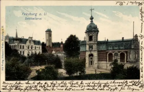 Ak Freyburg an der Unstrut, Sektkellerei