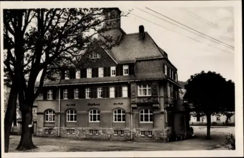 Ak Burkhardtsdorf Sachsen, Rathaus