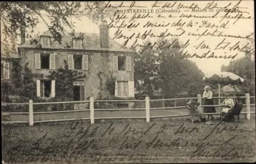 Ak Prestreville Prêtreville Calvados, Maison de campagne