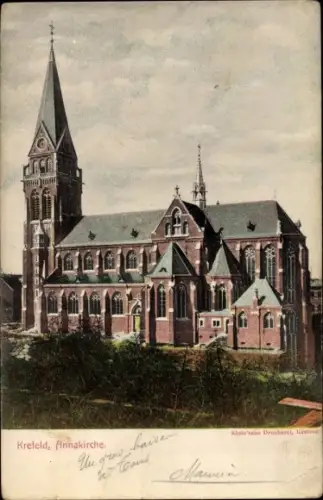 Ak Krefeld am Niederrhein, Annakirche
