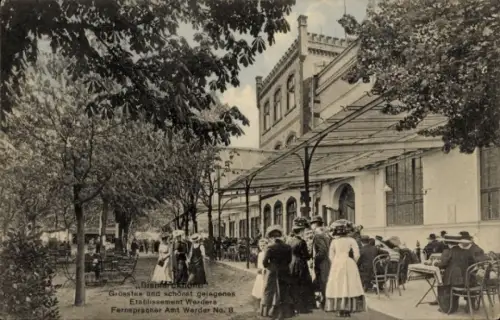 Ak Werder an der Havel, Etablissement Bismarckhöhe